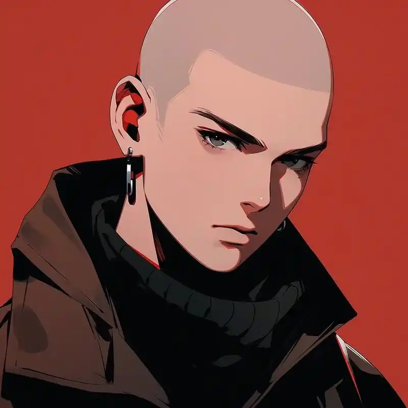 【盯】midjourney动漫风男头 响应粉丝要求加更一期寸头男生