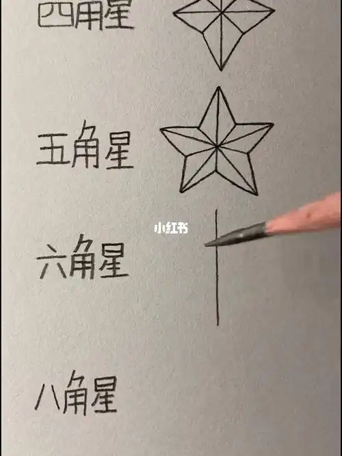 笔画可爱小星星简笔画每天学一幅简笔画五角星的画法步骤图片可爱卡通