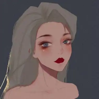 手绘头像女高冷