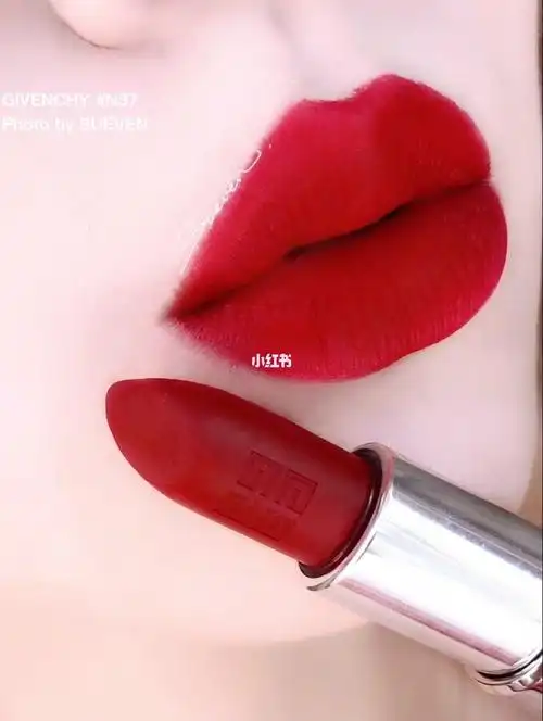 纪梵希红丝绒n37口红