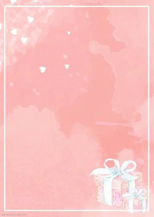 粉色可爱唯美广告背景