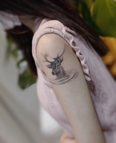 女生手臂小清新纹身图集3