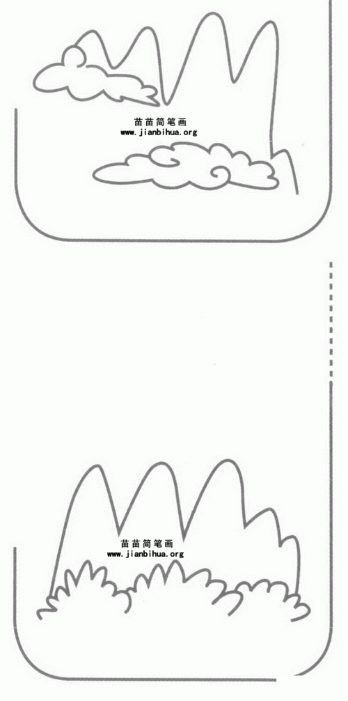 五指山简笔画图片教程
