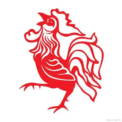 剪纸大公鸡的具体制作方法和具体操作过程