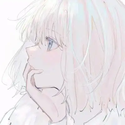 超火清冷干净风动漫女头冷色调高冷动漫女生头像