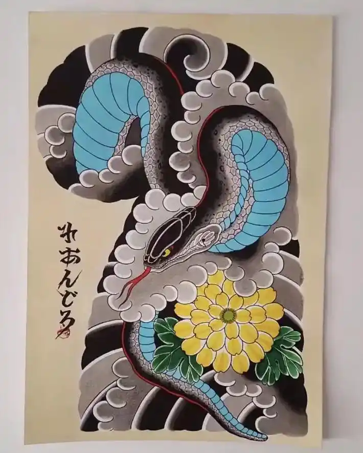 半甲@抖音小助手 #纹身 #日式老传统 #老传统 #日式纹身 - 抖音