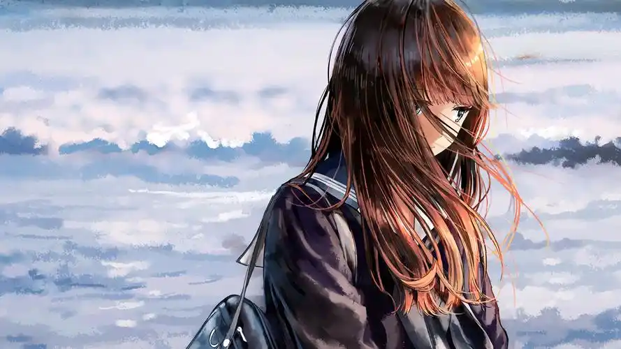 诱人二次元动漫美女桌面壁纸