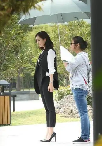 秦岚助理下跪举话筒,胡歌怜香惜玉,杨颖带六助理看懵吴秀波