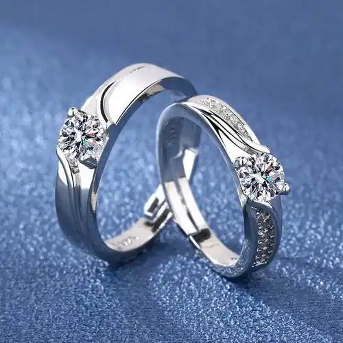 结婚戒指对戒款式图(结婚戒指一对图片真实)