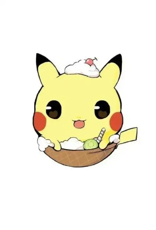 q版 萌图 宠物小精灵皮卡丘动漫背景图 头像 可