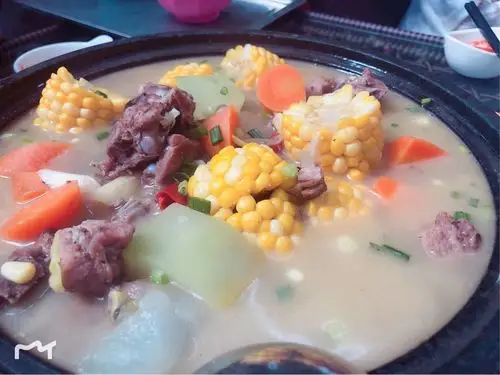 冬瓜炖藏猪排汤锅.