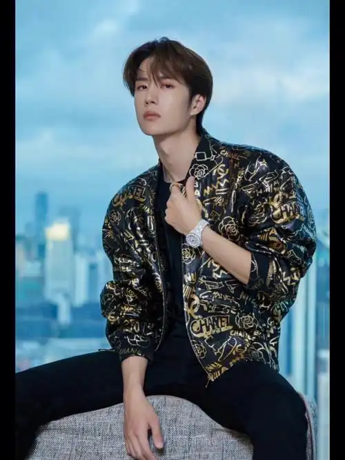 男艺人妆发no90王一博时尚活动