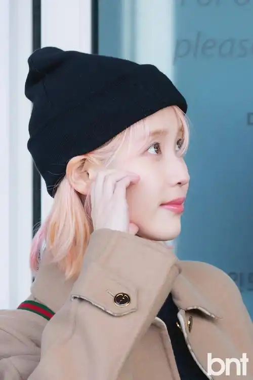 iu李知恩gucci全球品牌代言人##iu染粉发##iu韩国第一女solo