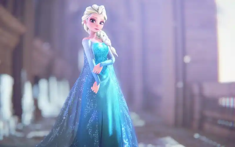 冰雪奇缘 艾莎 - inspiration_哔哩哔哩_bilibili