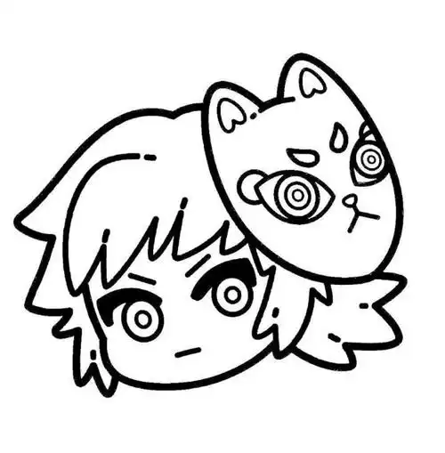 鬼灭之刃 橡皮章素材