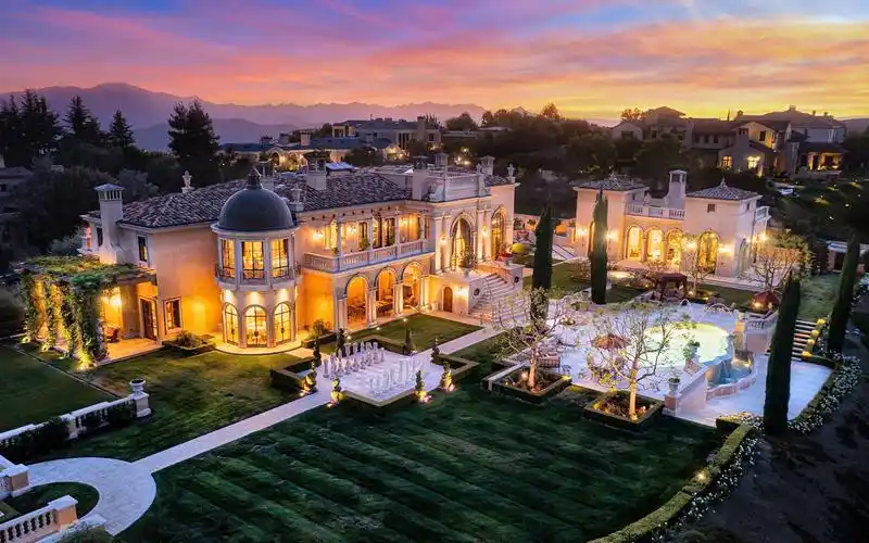 6亿欧式庄园别墅,意大利风格欧式别墅,巴洛克风格装修-今日份好好学习