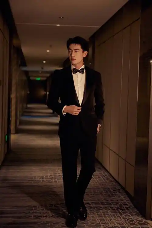 林更新出席电视剧品质盛典 鎏金西装"建模腿"引热议_带着_一身_剧本