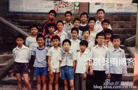 陈坤童年旧照曝光:从小气质忧郁(图)