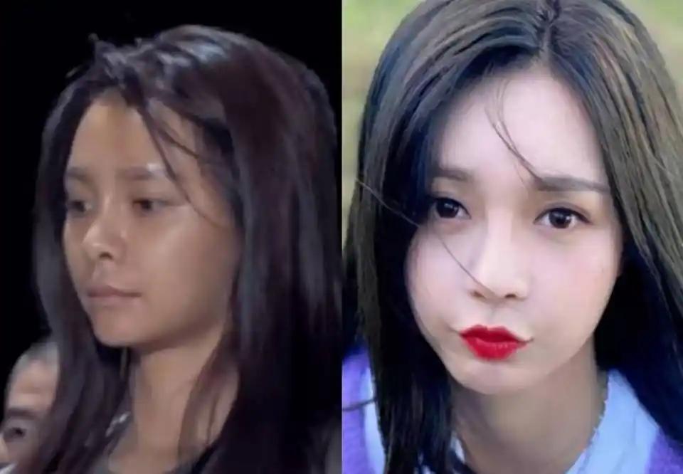 化妆前后变化最大的是沈梦辰在这个综艺节目播出之前,没有多少人知道