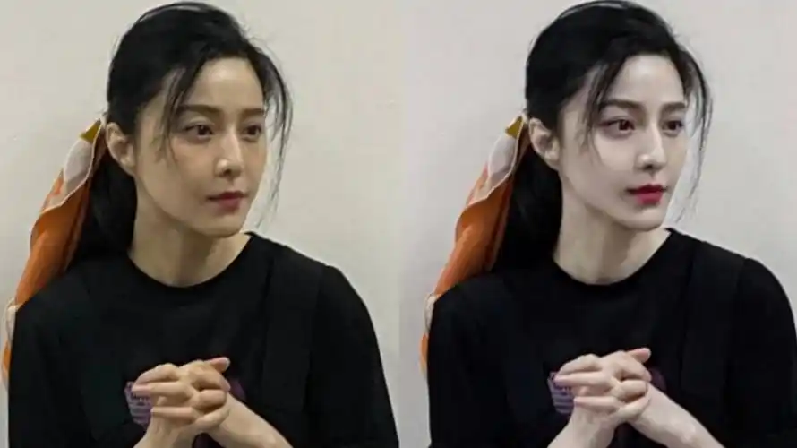 范冰冰生图与精修图对比明显,皮肤蜡黄泪沟明显,被嘲p得太过分