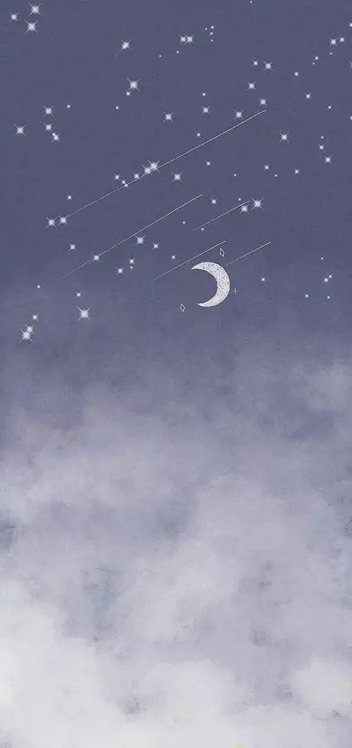 简约文艺手绘风景壁纸聊天背景