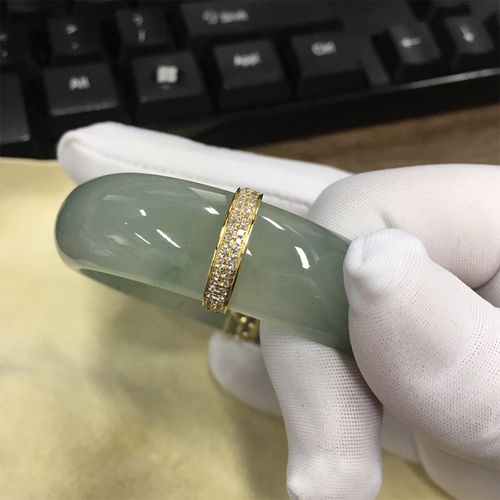 断玉手镯修复修镶嵌加工翡翠镯子裂痕断裂修复修补断玉镯包金包银