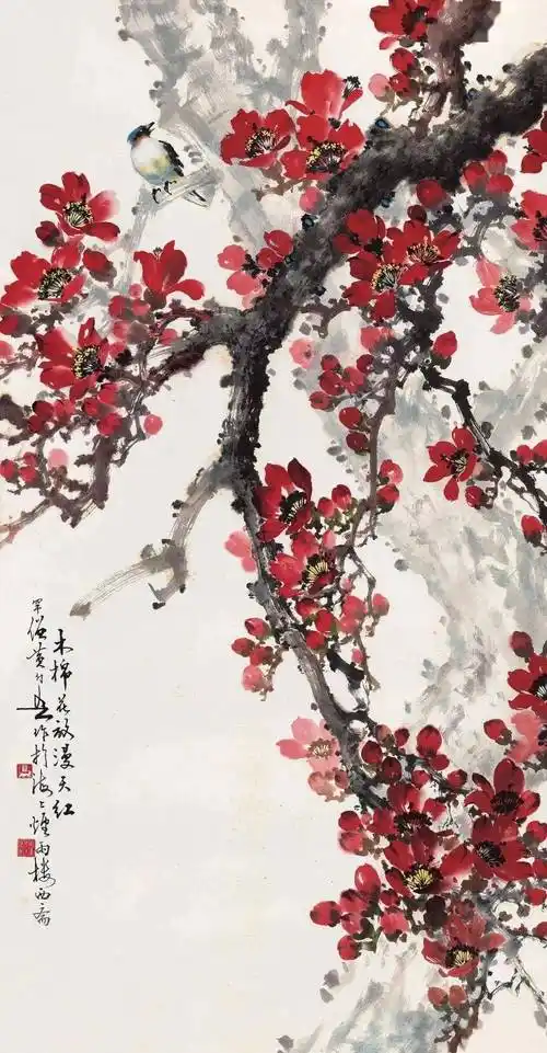 岭南名家黄幻吾花鸟画笔墨润彩熔铸一炉功夫独到画面真切动人