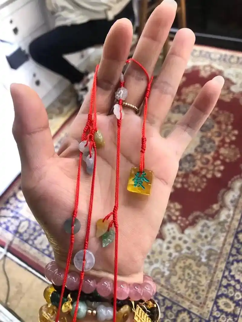 小姐姐都喜欢腰缠万贯红线腰链