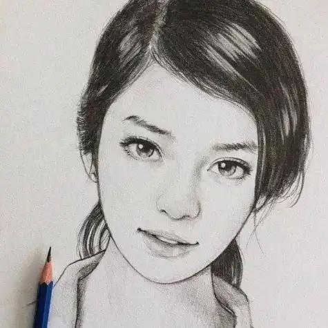 2022最新素描画像铅笔素描人物画像