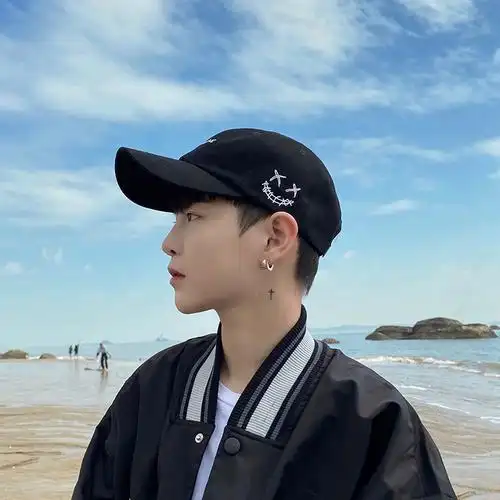 帽子鸭舌帽男ins潮牌棒球帽男士春秋潮网红男生潮流嘻哈酷帅夏季