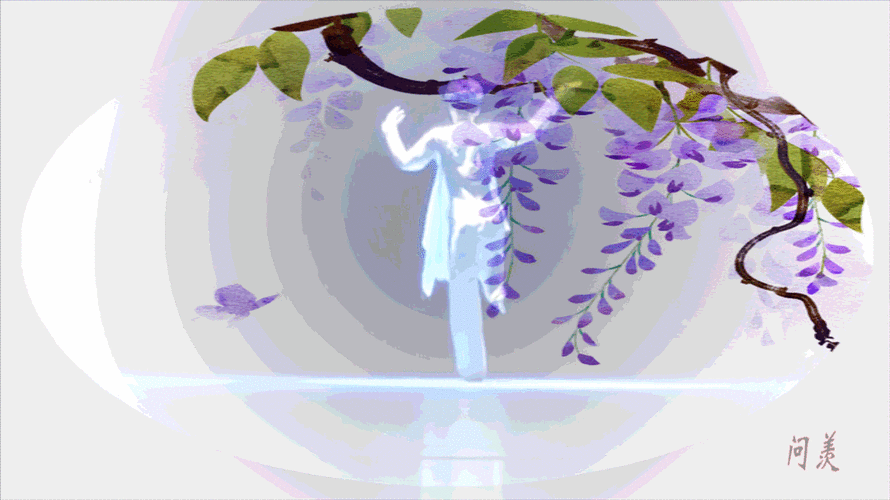 花朵gif人物gif跳舞gif紫色gif