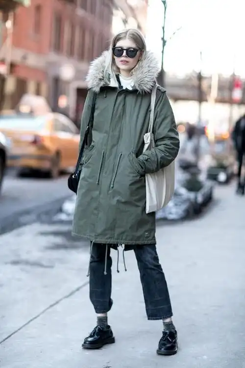 今年大火的"派克服",比大衣保暖,比羽绒服显瘦,照着穿准被夸