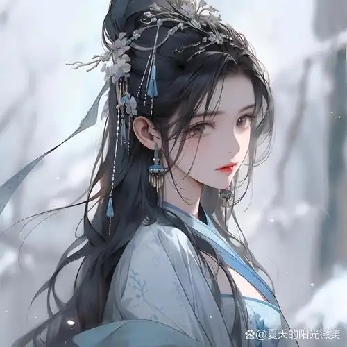 女生头像|古风简约头像 忘记了是哪个粉丝投稿的,清冷简约古风头像,来