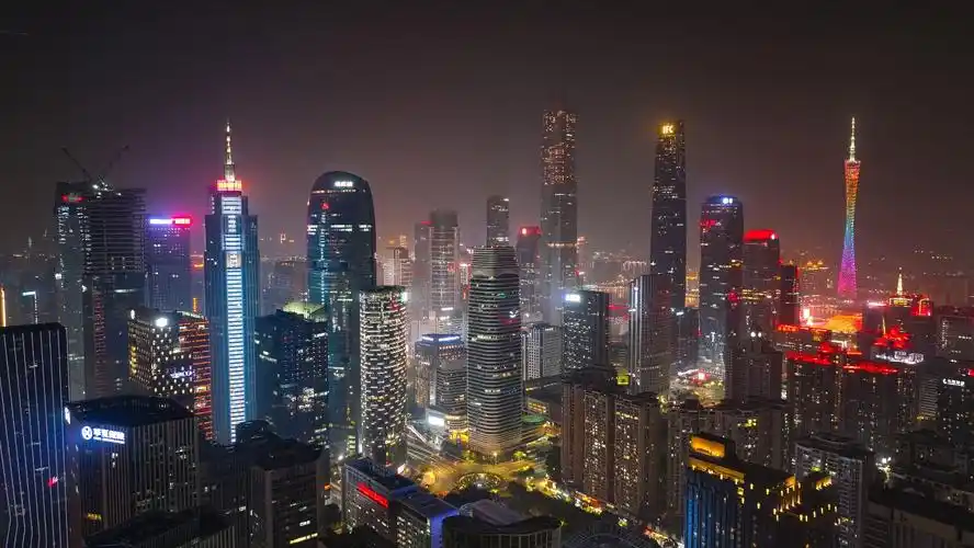 广州市区夜景图片高清