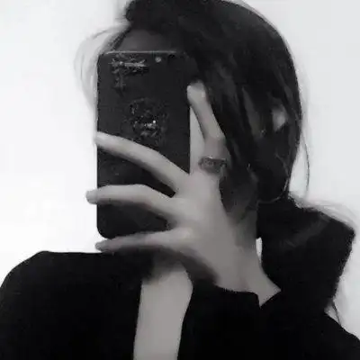 霸气超拽女生黑白头像手机上操作请先点击保存图片,在微信中扫一扫
