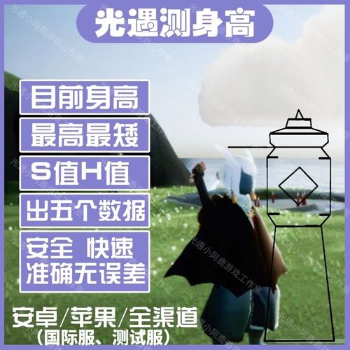 sky光遇测量身高苹果ios安卓国际服测试服全渠道永测体型数据精准