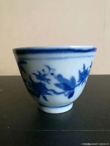 青花花鸟杯-青花瓷-7788收藏__收藏热线