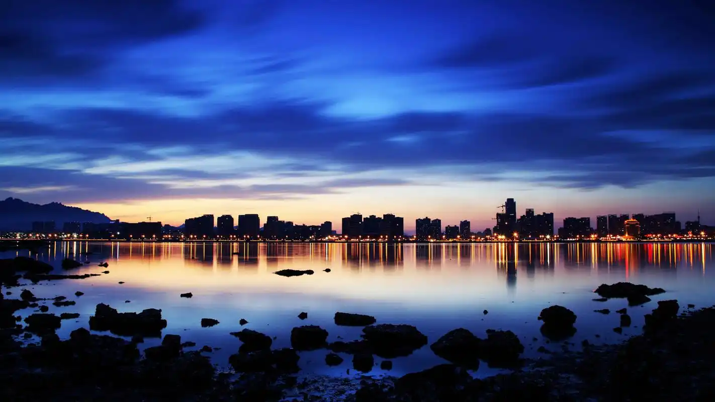 精选美丽的蓝色风景电脑锁屏壁纸下载