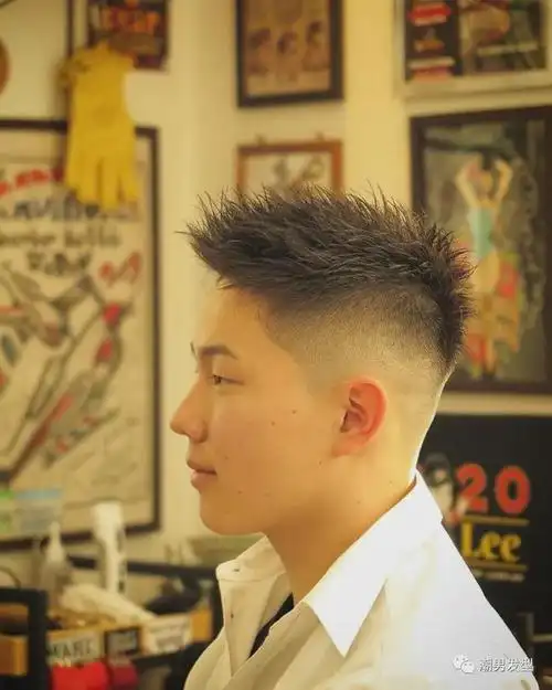 1,小飞机头发型