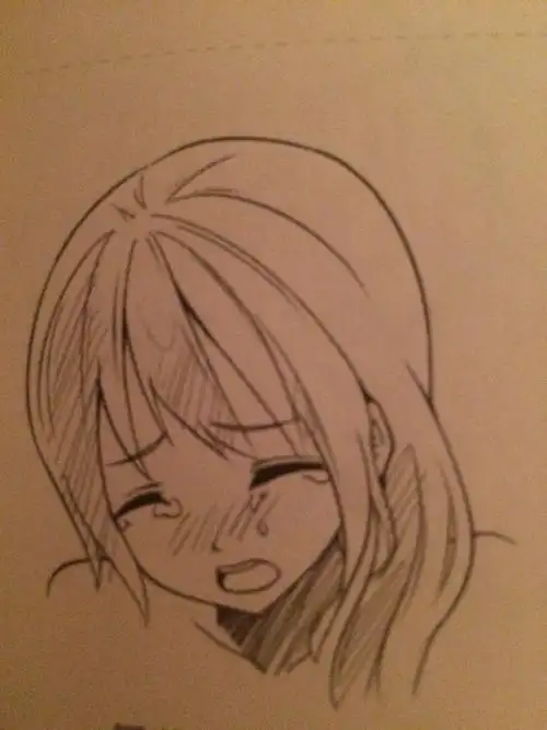 梨花带雨惹人爱 哭哭少女如何画