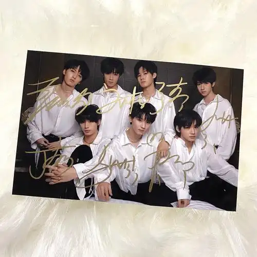 时代少年团签名照马嘉祺丁程鑫宋亚轩刘耀文tnt签名照周边应援礼 团