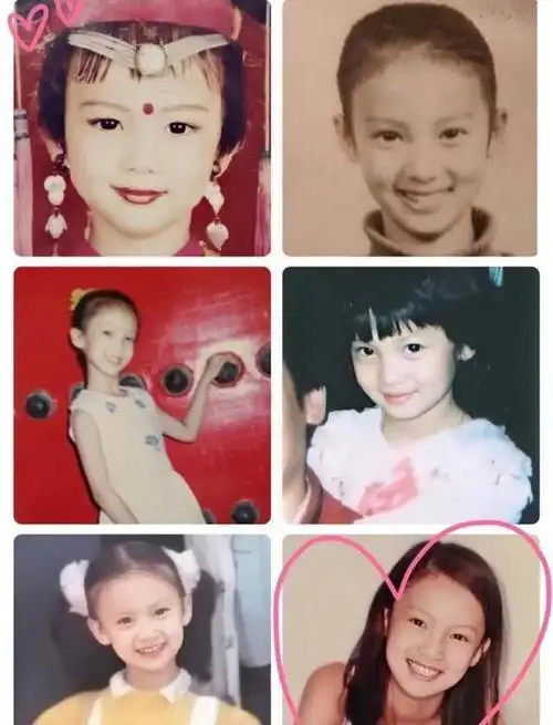 金晨十年前旧照曝光十年前曾与胡先煦一起合作果然从小美到大