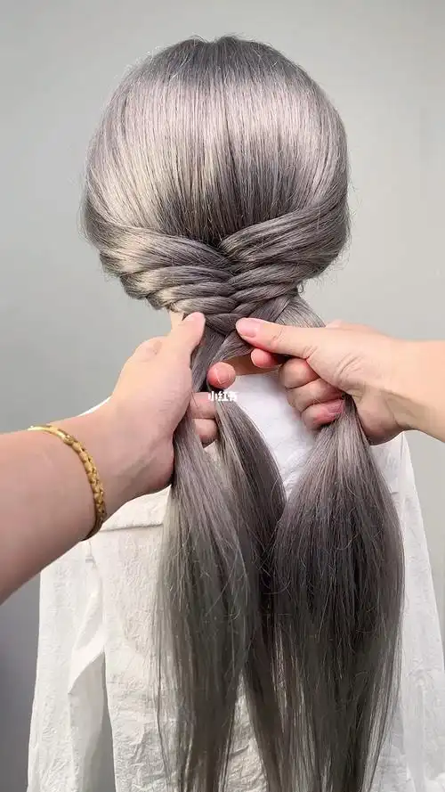 编发教程  #发型不重样  #鱼骨辫教程  #今日发型  #发型不重样