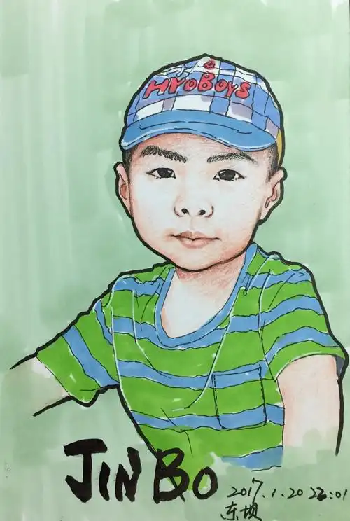 卡纸人物画,新年首发