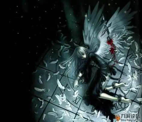 天使恶魔各一半的图片动漫头像男