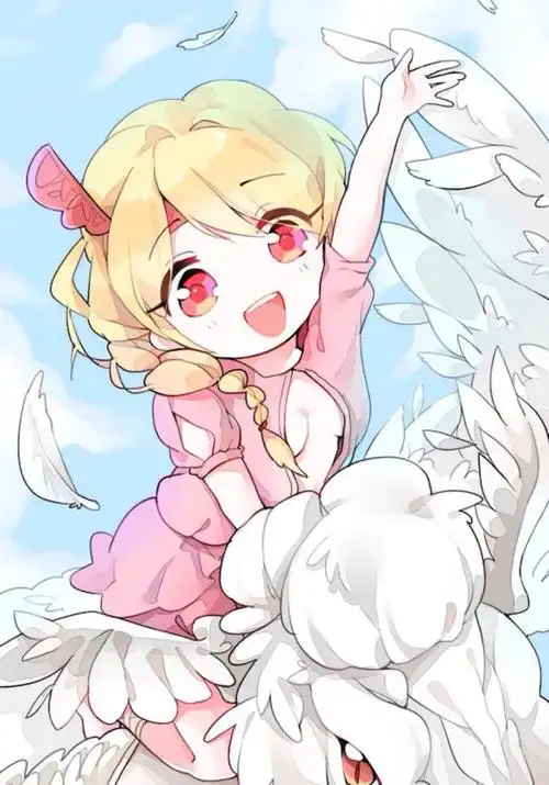 动漫原创插画手绘二次元少女唯美萌q版星宫草莓