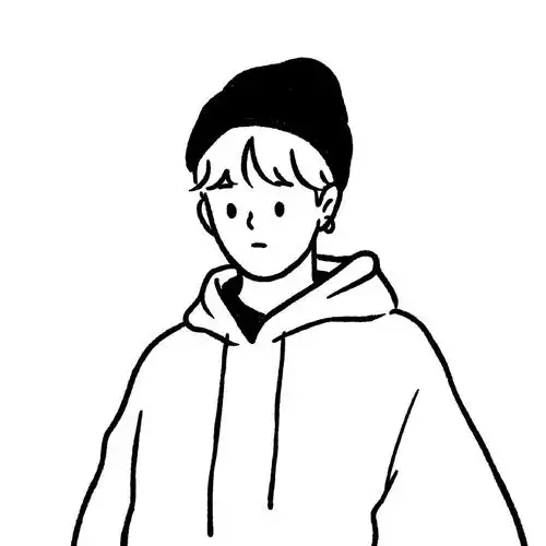 男生简笔画头像 cr:小熊奶黄包