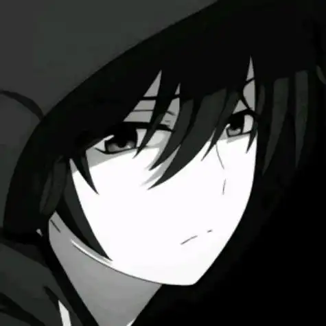 黑白帅气动漫男生头像带字伤感 动漫头像图片大全 -【爱个性】