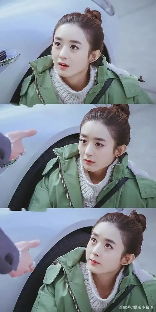 赵丽颖《杉杉来了》丸子头美图欣赏,圆头扎丸子头真的太完美了!