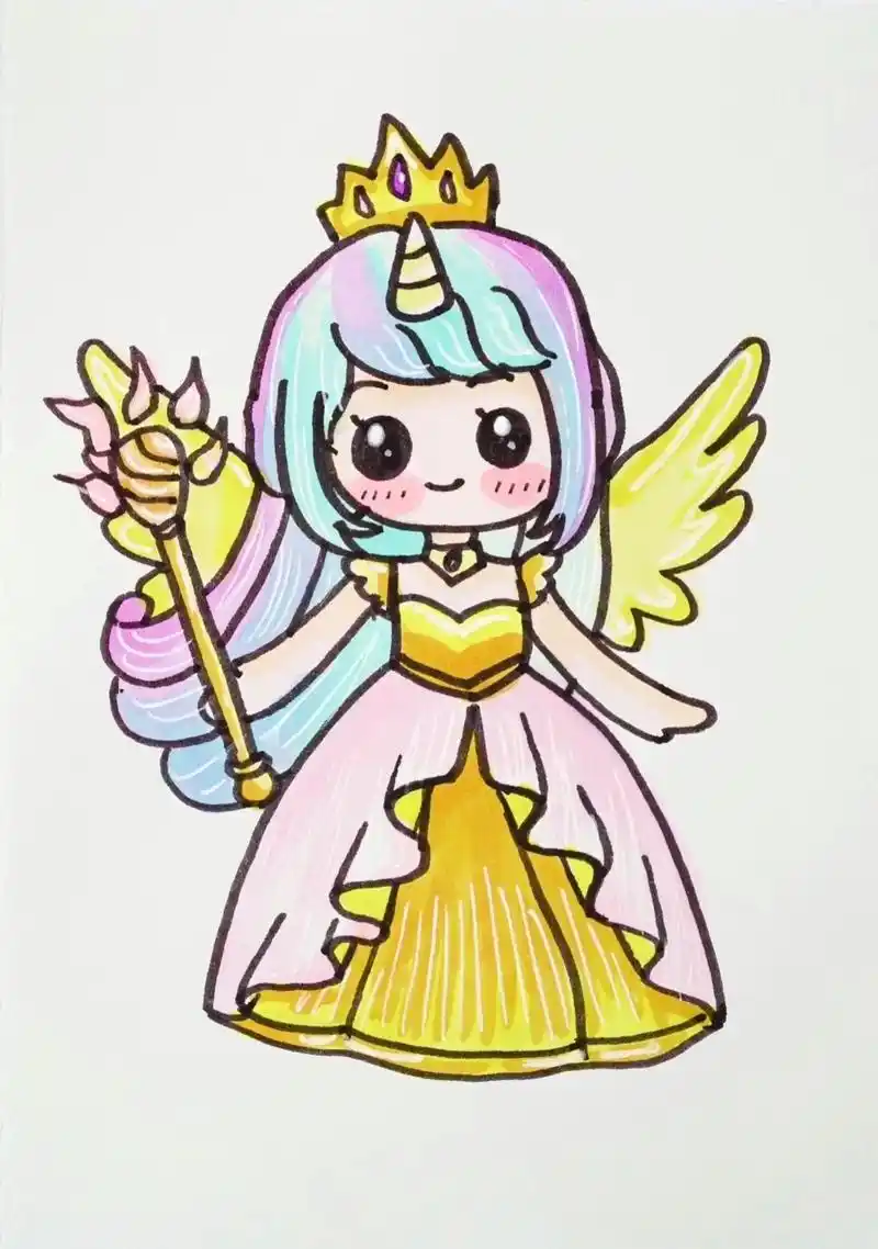 一起来画小马宝莉小公主#绘画 #简 - 抖音